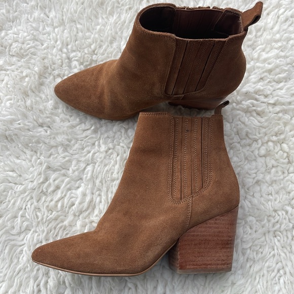 Able Rojas Western Suede
Heeled Ankle Boots Size 6 - Picture 4 of 11